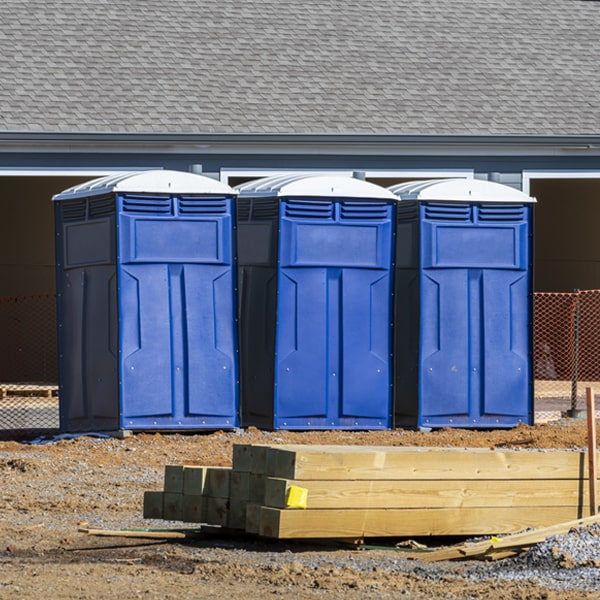 what is the maximum capacity for a single portable toilet in Nessel